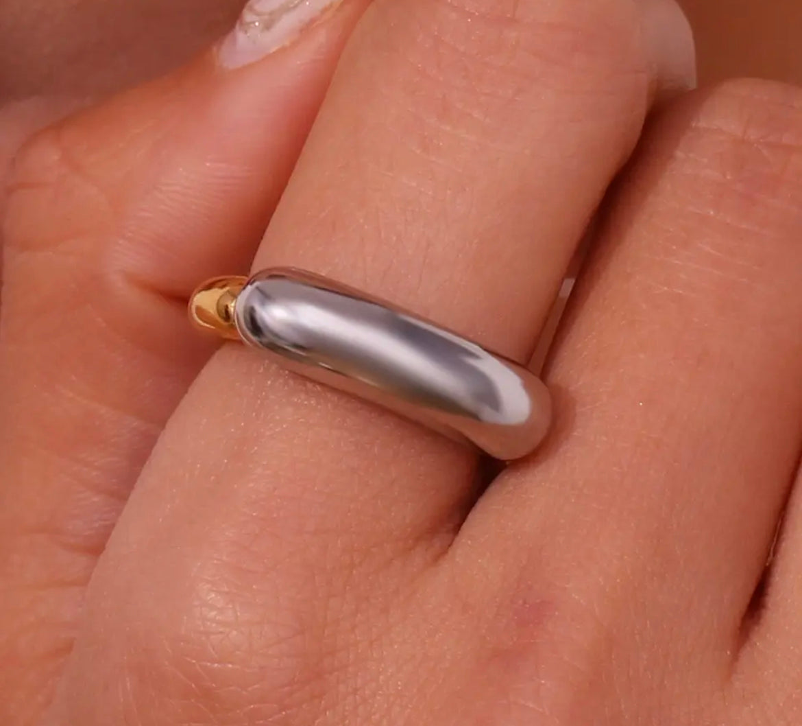 Anillo Tēt (dos tonos)