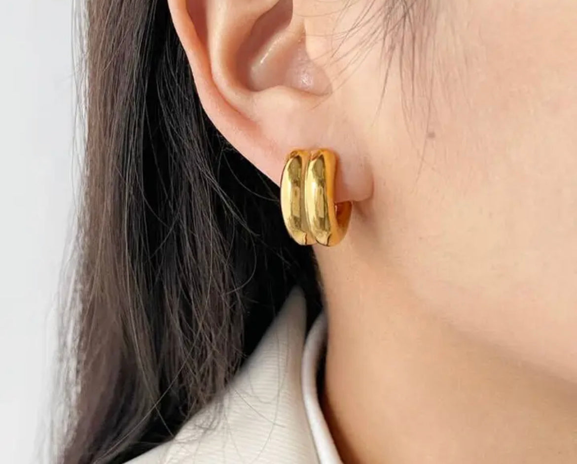 Aretes Duo Hoops