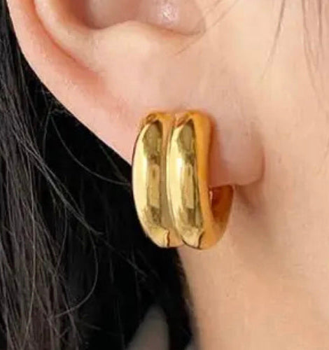 Aretes Duo Hoops