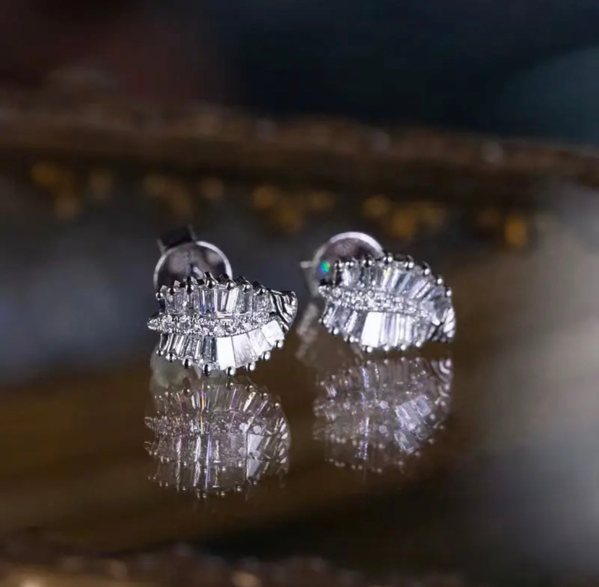 Set Plume (aretes,collar,anillo ajustable)